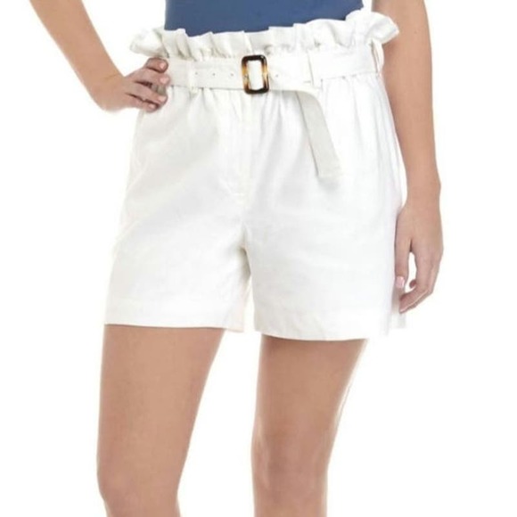 The Limited NWT paper bag yarn dye shorts woman's size 16 - Picture 1 of 13